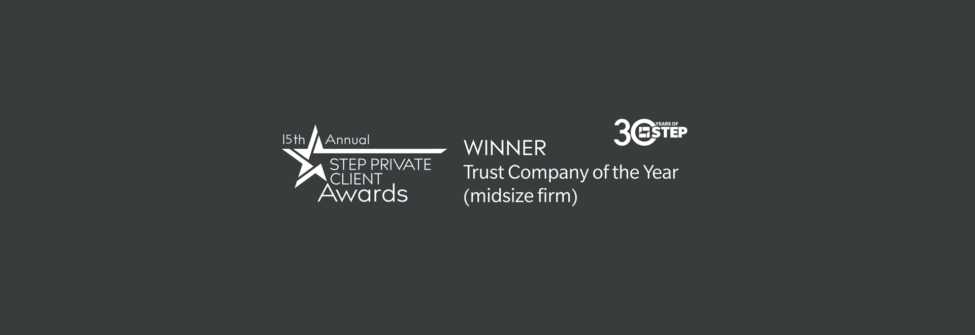 Milestone Third STEP Private Client Award For Accuro